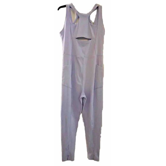 FP Movement OB1582411 Women Sz XL Lavender Purple Cut-Out Athletic Jumpsuit - Picture 1 of 12